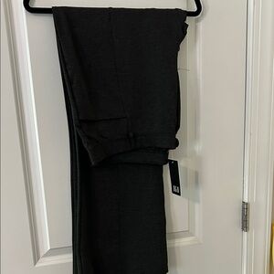 Elegant Charcoal Gray Pull-On Boot Cut Pants